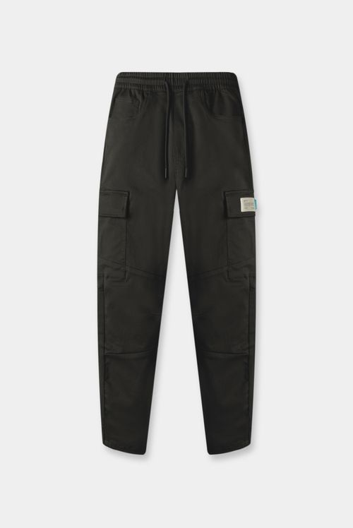 Pantalón Slim Fit Gris Cargo
