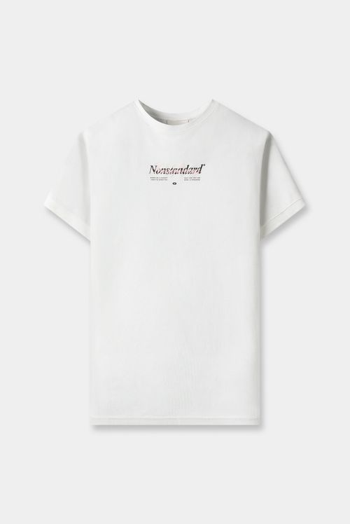 Camiseta Regular Blanco Texto