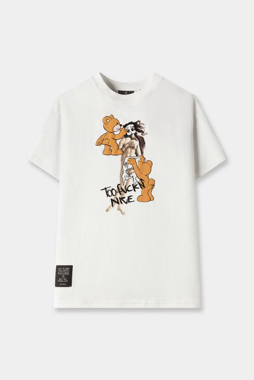 Camiseta Marfil Ilustración