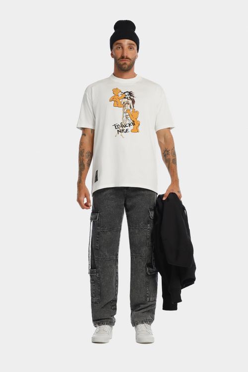 Camiseta Marfil Ilustración