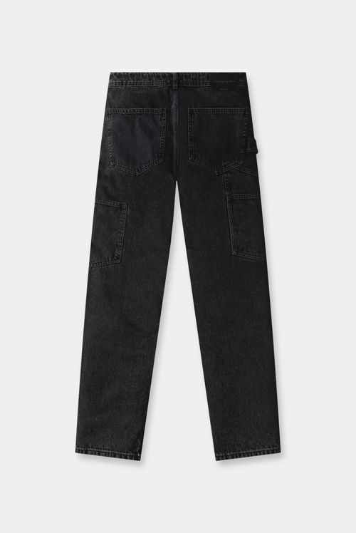 Jeans Regular Fit Negro Carpintero