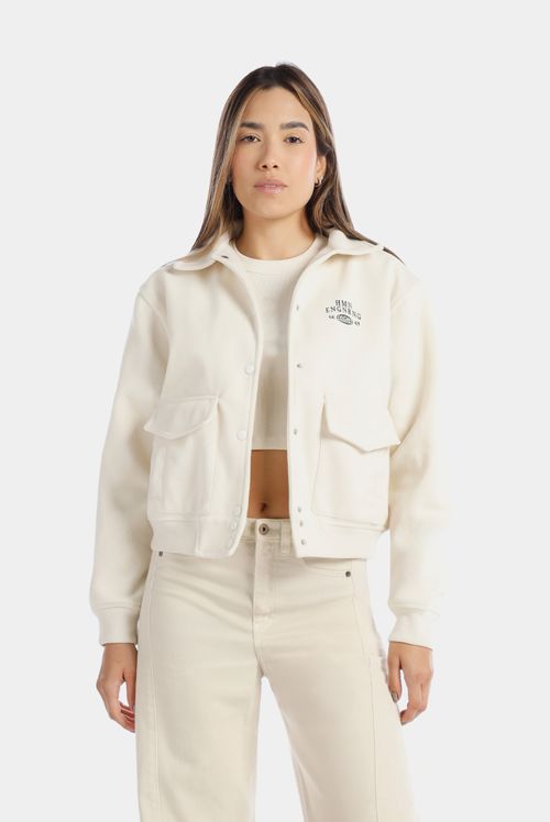 Chaqueta Marfil Básico