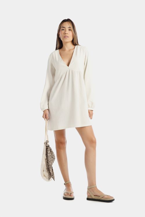 Vestido Marfil Básico