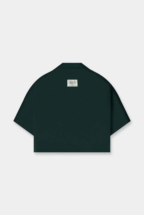 Camisa Manga Corta Verde Ícono