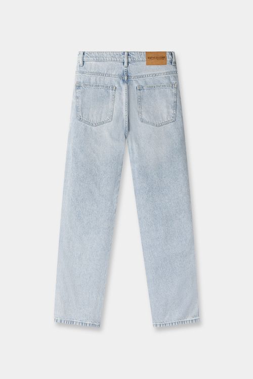 Jeans Loose Fit Azul Claro Destroyers