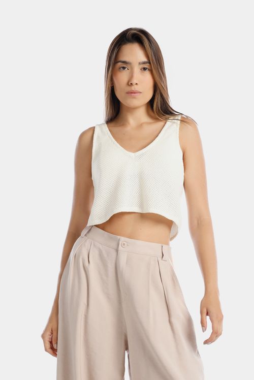 Top Marfil Básico