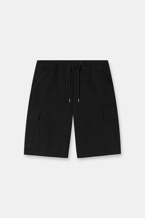 Shorts Drill Negro Cargo
