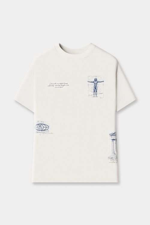 Camiseta Marfil Ilustración