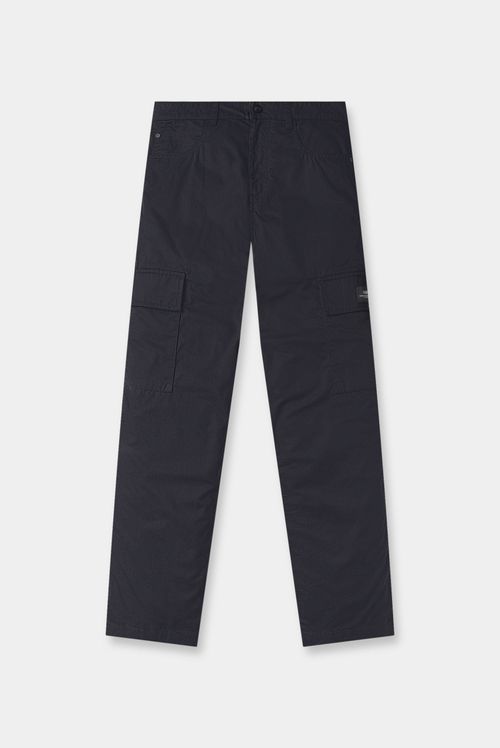 Pantalón Loose Fit Negro Cargo