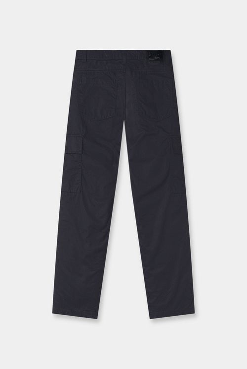 Pantalón Loose Fit Negro Cargo