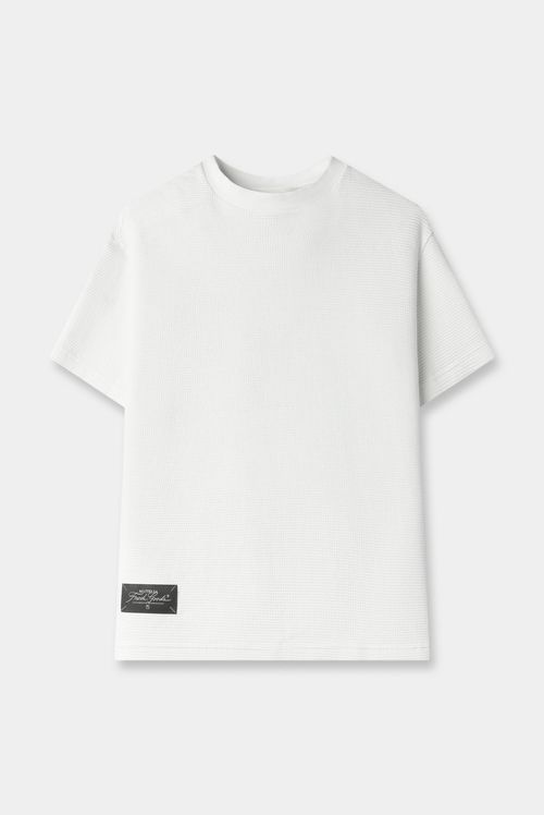 Camiseta Oversize Marfil Básico