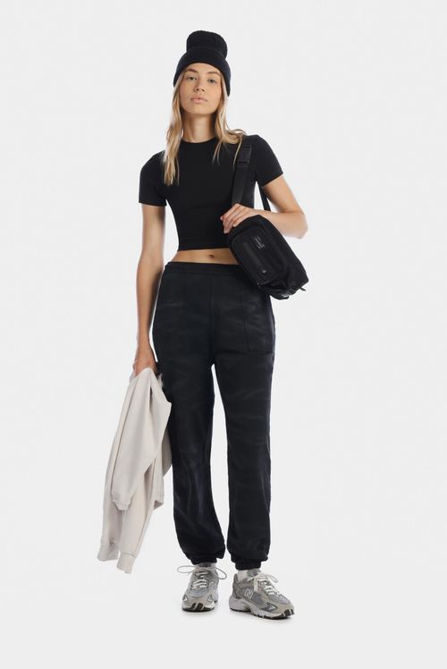 Joggers Negro Texto