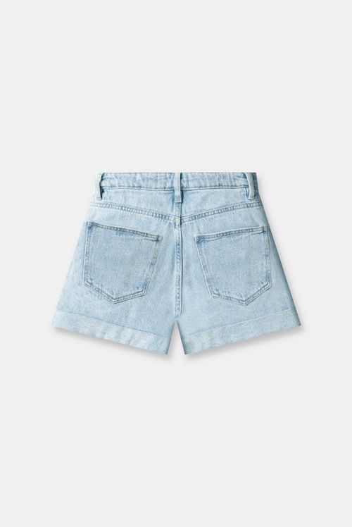 Shorts Denim Azul Medio Básico
