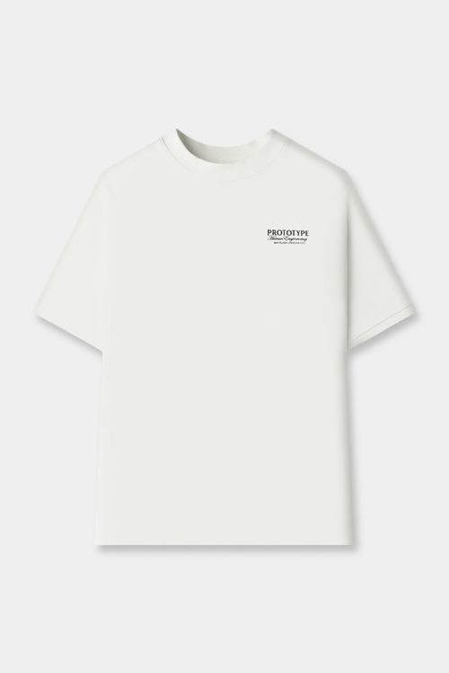 Camiseta Marfil Texto
