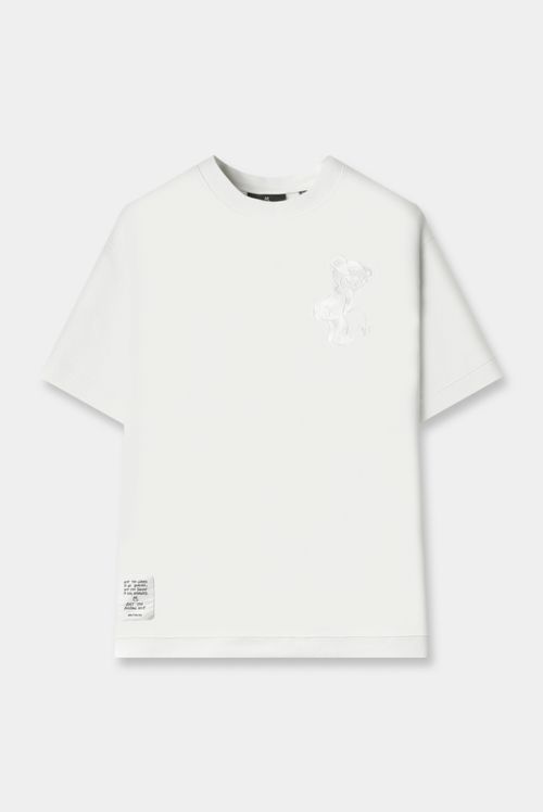 Camiseta Oversize Marfil Oso