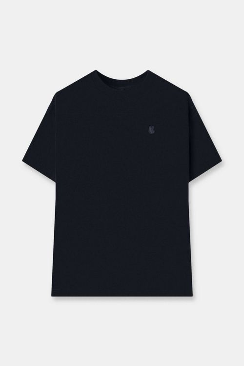 Camiseta Oversize Negro Ícono