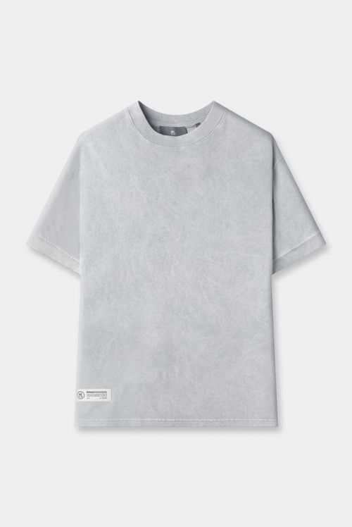 Camiseta Oversize Gris Lavandería