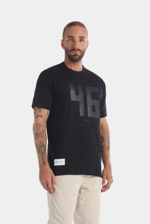 Camiseta Negro Números