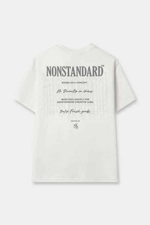 Camiseta Marfil Texto
