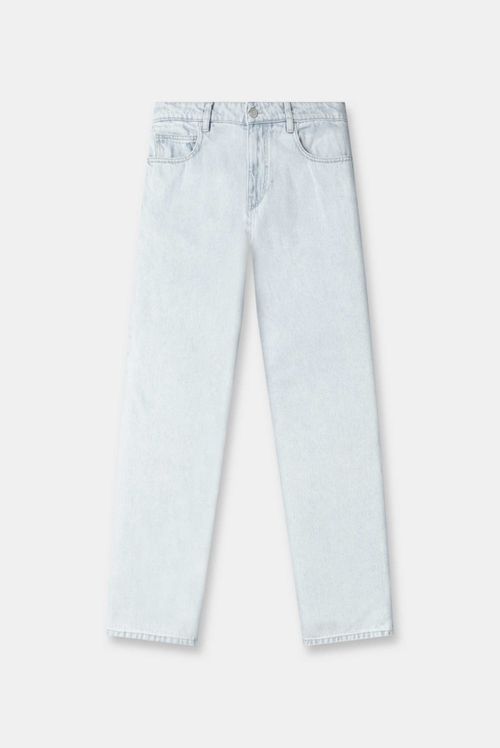 Jeans Regular Fit Azul Hielo Básico