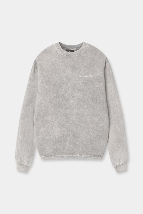 Camiseta Manga Larga Gris Lavandería