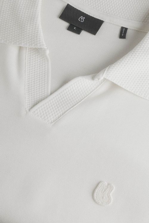 Polo Oversize Marfil Básico