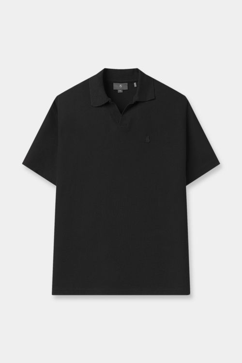 Polo Oversize Negro Básico