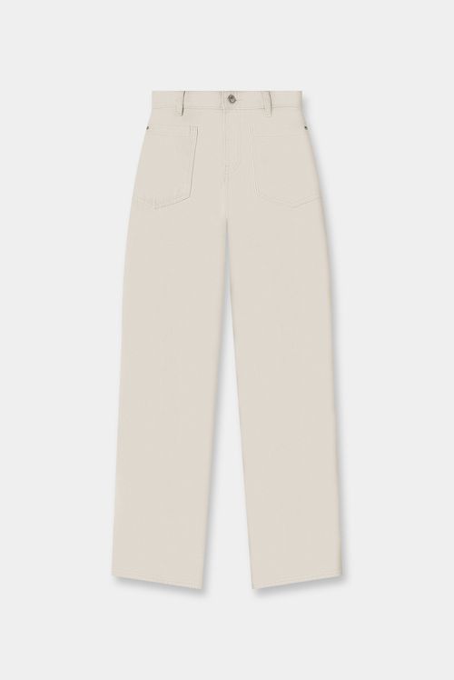 Pantalón Beige Básico