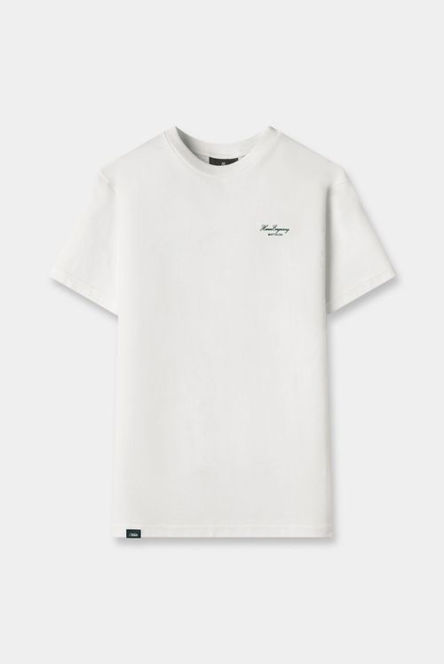 Camiseta Regular Blanco Texto