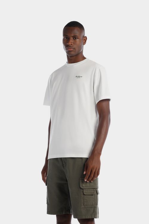 Camiseta Regular Blanco Texto