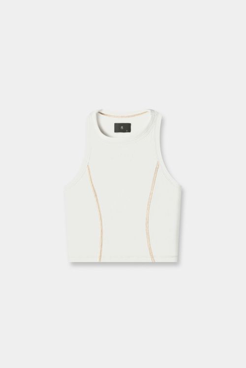 Croptop Marfil Texto