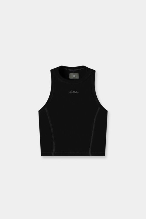 Croptop Negro Texto