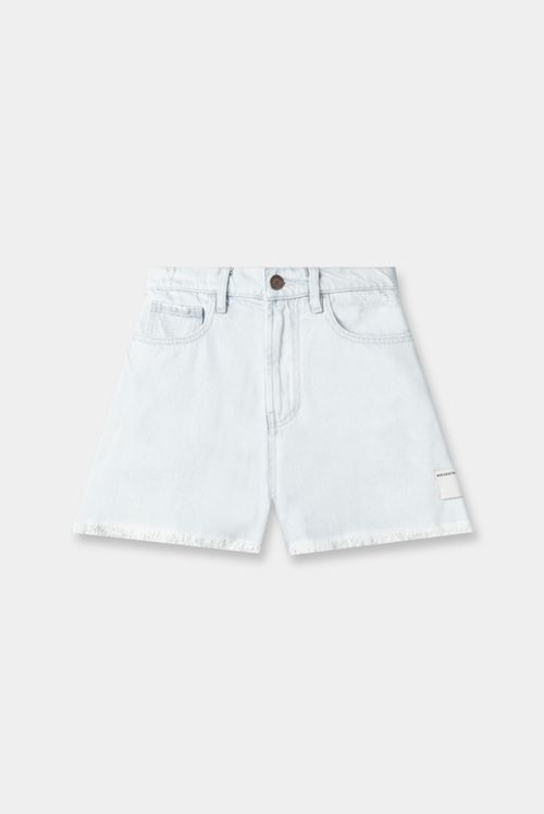 Shorts Denim Azul Hielo Básico