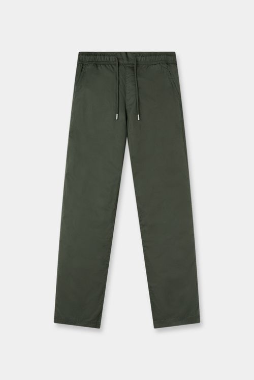 Pantalón Straight Fit Verde Básico