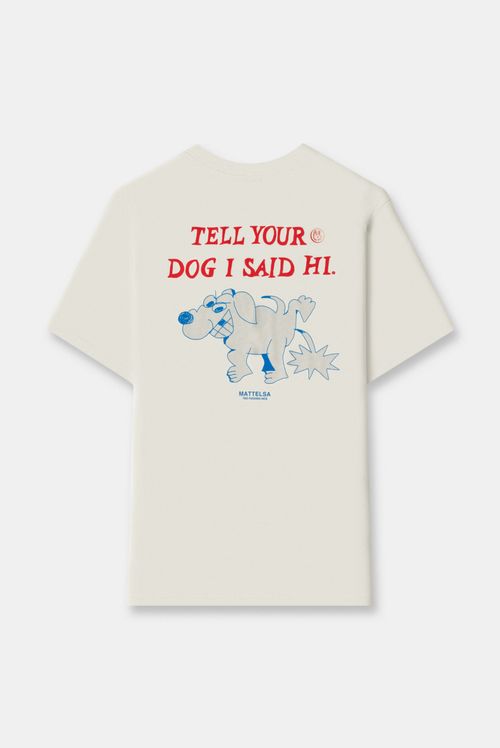 Camiseta Regular Marfil Ilustración