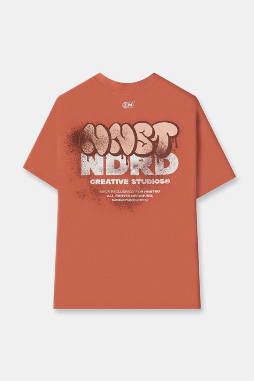 Camiseta Terracota Texto