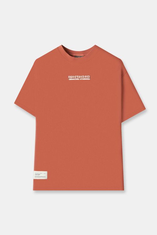 Camiseta Terracota Texto