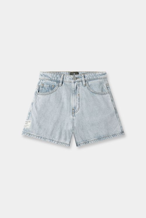 Shorts Denim Azul Claro Básico