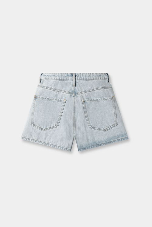 Shorts Denim Azul Claro Básico