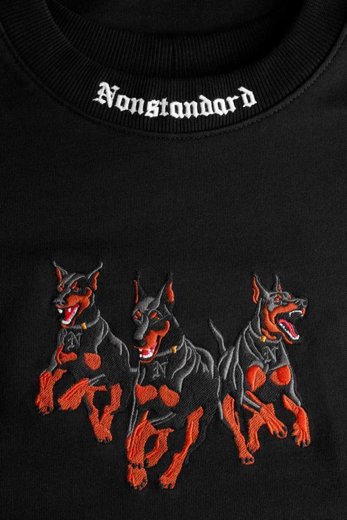 Buzo Pullover Negro Ilustración