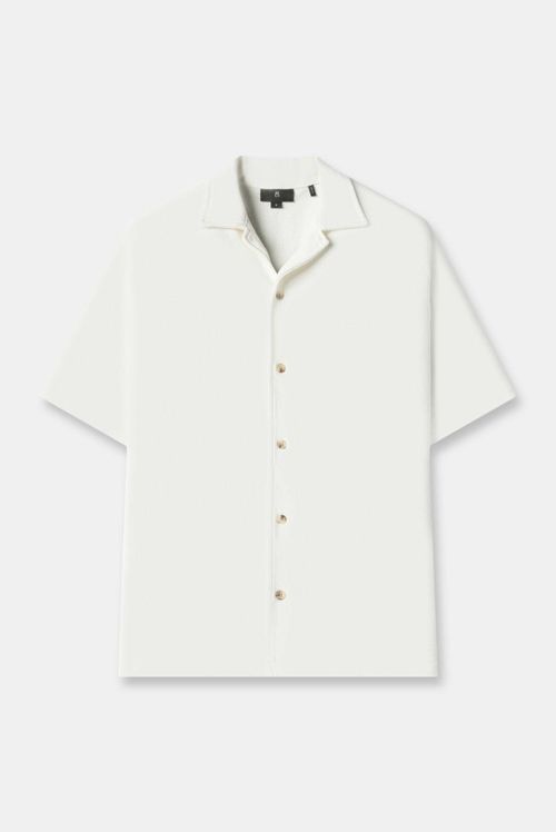 Camisa Oversize Marfil Texto