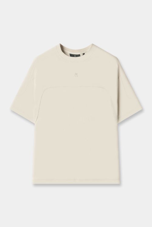 Camiseta Oversize Beige Ícono