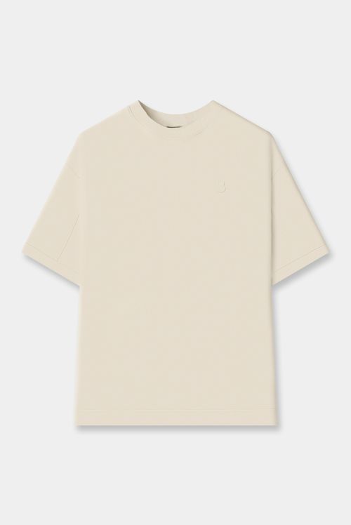 Camiseta Oversize Marfil Ícono