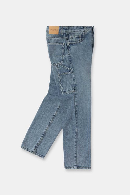 Jeans Loose Fit Azul Medio Carpintero