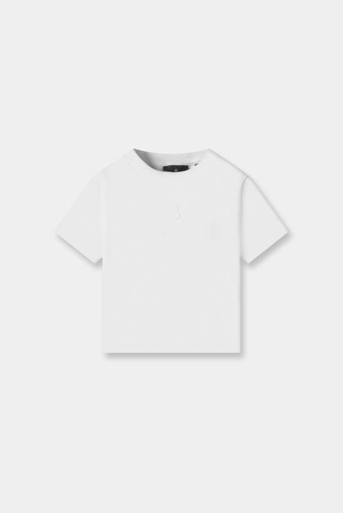Camiseta Crop Blanco Ícono