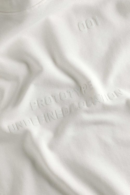 Camiseta Oversize Marfil Texto