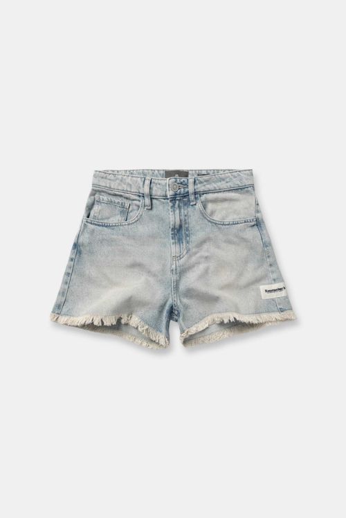 Shorts Denim Azul Claro Básico