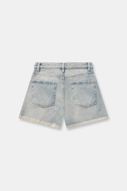Shorts Denim Azul Claro Básico