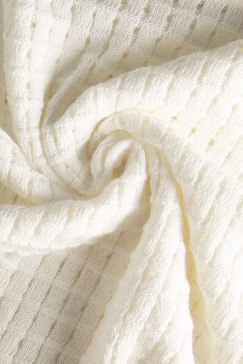 Camiseta Crop Marfil Básico