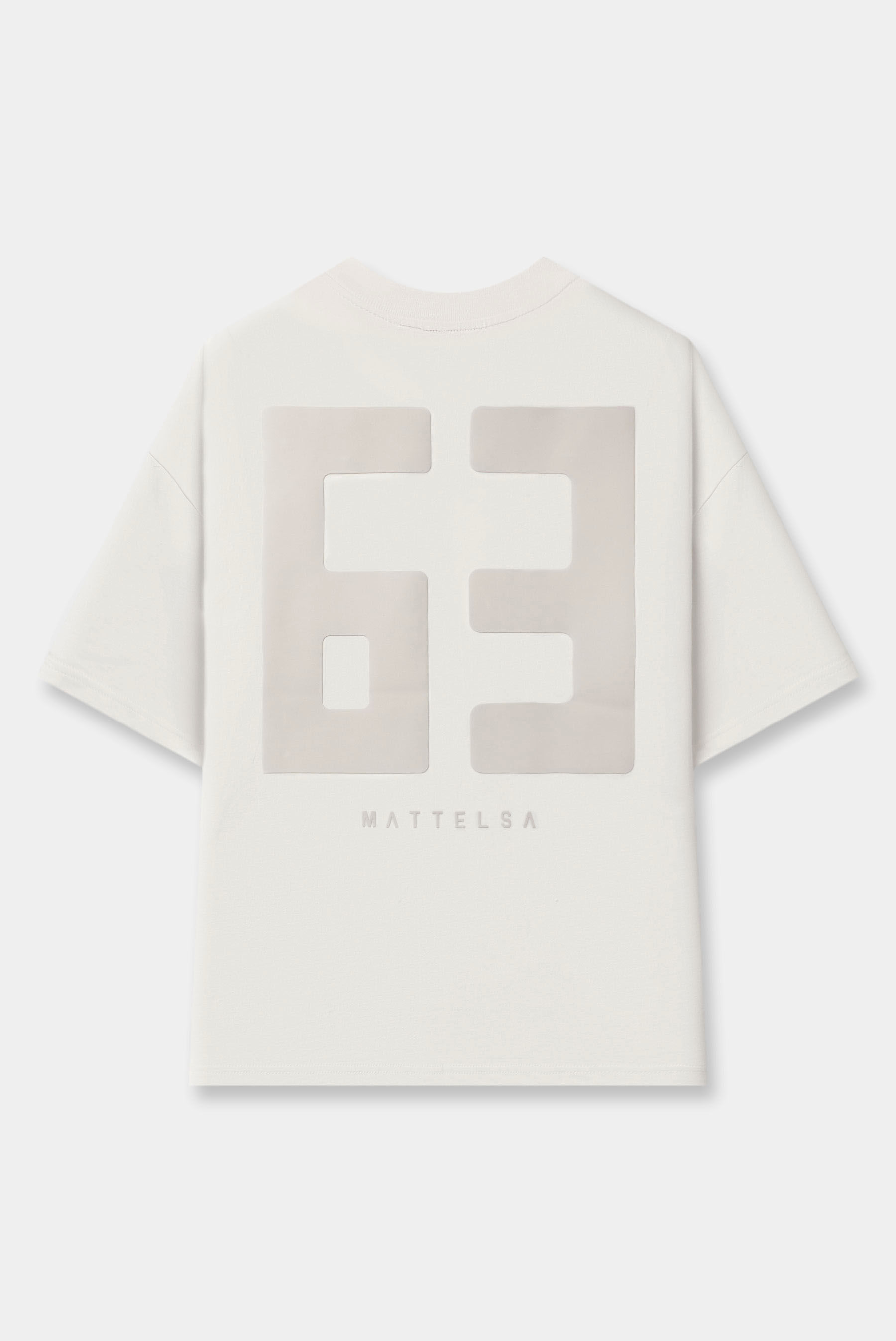 Marfil Mattelsa Camisetas Mattelsa Hombre Camiseta Oversize Marfil